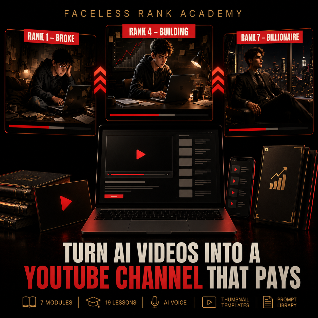 Faceless Rank Academy — The Complete System